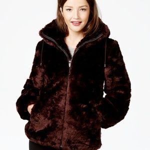 Faux fur jacket, new with tags, never worn